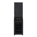 Hurricanes Dartboard Cabinet with Speaker and LED in Black (3A Packing) - Michael's Discount Furniture