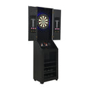 Hurricanes Dartboard Cabinet with Speaker and LED in Black (3A Packing) - Michael's Discount Furniture