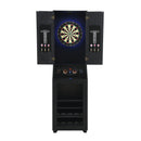 Hurricanes Dartboard Cabinet with Speaker and LED in Black (3A Packing) - Michael's Discount Furniture