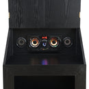Hurricanes Dartboard Cabinet with Speaker and LED in Black (3A Packing) - Michael's Discount Furniture
