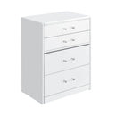 Irvine Mini Dressing Table with Stool, LED and USB in Glossy White - Michael's Discount Furniture
