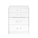 Irvine Mini Dressing Table with Stool, LED and USB in Glossy White - Michael's Discount Furniture