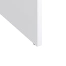 Irvine Mini Dressing Table with Stool, LED and USB in Glossy White - Michael's Discount Furniture