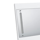 Irvine Mini Dressing Table with Stool, LED and USB in Glossy White - Michael's Discount Furniture