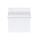 Irvine Mini Dressing Table with Stool, LED and USB in Glossy White - Michael's Discount Furniture