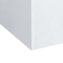 Irvine Mini Dressing Table with Stool, LED and USB in Glossy White - Michael's Discount Furniture