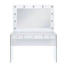 Jacey Complete Dressing Table with Lightbulbs - Michael's Discount Furniture