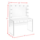 Jacey Complete Dressing Table with Lightbulbs - Michael's Discount Furniture