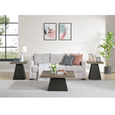 Jemma Coffee Table in Grey and Dark Espresso - Michael's Discount Furniture