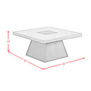 Jemma 2PC Occasional Table Set in Grey and Dark Espresso-Coffee Table & End Table - Michael's Discount Furniture