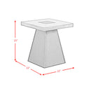 Jemma 3PC Occasional Table Set in Grey and Dark Espresso-Coffee Table & TwoEnd Table - Michael's Discount Furniture