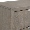 Kelis 3-Drawer Nightstand with USB in Grey - Michael's Discount Furniture