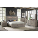 Kelis 5-Drawer Chest in Grey - Michael's Discount Furniture