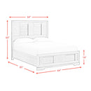 Kelis Panel Bedroom Set with LED - Michael's Discount Furniture