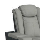 Lantana Power Motion Sofa with Power Headrest, Led, DDT, reading light and PWS in Rocky Cement/Charcoal - Michael's Discount Furniture