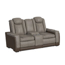 Lantana 3PC Living Room Set in Rocky Grey/Brown-Sofa, Loveseat & Recliner - Michael's Discount Furniture