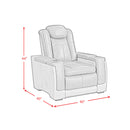 Lantana 3PC Living Room Set in Rocky Grey/Brown-Sofa, Loveseat & Recliner - Michael's Discount Furniture