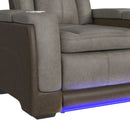 Lantana 3PC Living Room Set in Rocky Grey/Brown-Sofa, Loveseat & Recliner - Michael's Discount Furniture