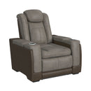 Lantana 3PC Living Room Set in Rocky Grey/Brown-Sofa, Loveseat & Recliner - Michael's Discount Furniture
