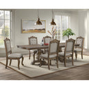 Madison Park Standard Height Dining Set in Walnut-Table and Four Chairs - Michael's Discount Furniture