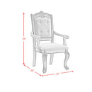 Madison Park Dining Arm Chair with Beige Fabric in Walnut (2 Per Carton) - Michael's Discount Furniture