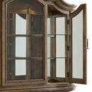 Madison Park Hutch with LED in Walnut - Michael's Discount Furniture