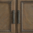 Madison Park Server and Hutch with LED in Walnut
