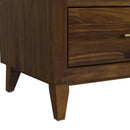 Malia 6-Drawer Dresser in Walnut - Michael's Discount Furniture