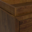 Malia Dresser and Topper in Walnut - Michael's Discount Furniture