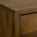 Malibu Bench with Grey Fabric in Walnut - Michael's Discount Furniture