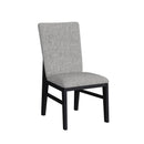 Marlene Standard Height Dining Set in Black-Table and Four Chairs - Michael's Discount Furniture