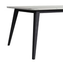 Marlene Standard Height Dining Set in Black-Table and Four Chairs - Michael's Discount Furniture
