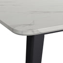 Marlene Standard Height Dining Set in Black-Table and Four Chairs - Michael's Discount Furniture