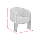 Modern Chair in Joy Cocoa - Michael's Discount Furniture
