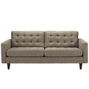 Empress Upholstered Fabric Sofa