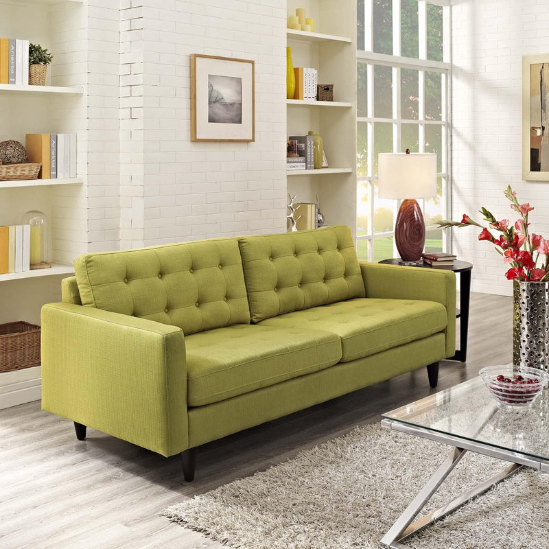 Empress Upholstered Fabric Sofa