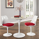 Lippa 28" Round Artificial Marble Dining Table