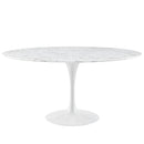 Lippa 60" Round Artificial Marble Dining Table