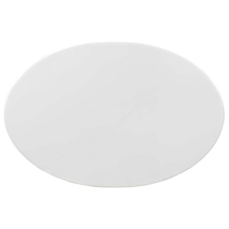 Lippa 42" Oval-Shaped Wood Top Coffee Table