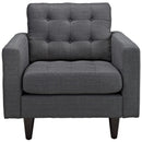 Empress Armchair Upholstered Fabric Set of 2