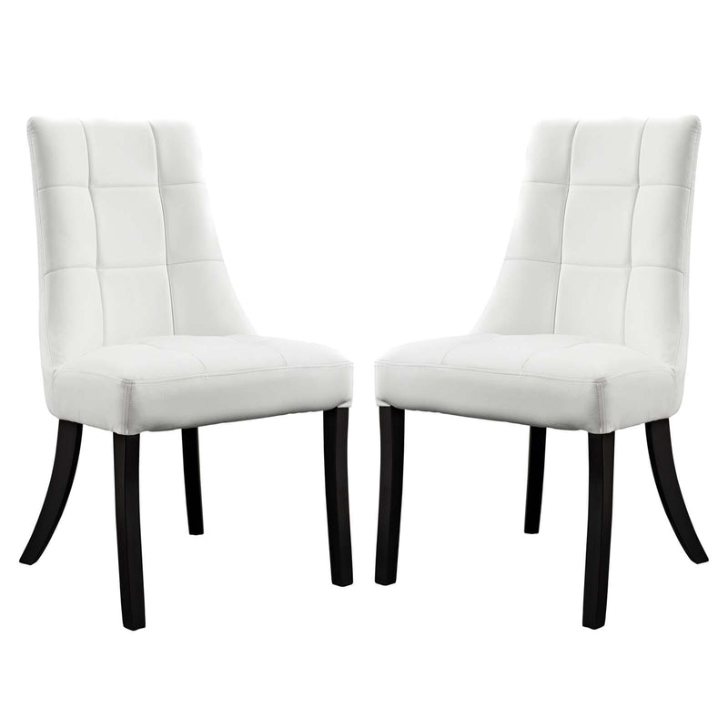 Noblesse Dining Chair Vinyl Set of 2