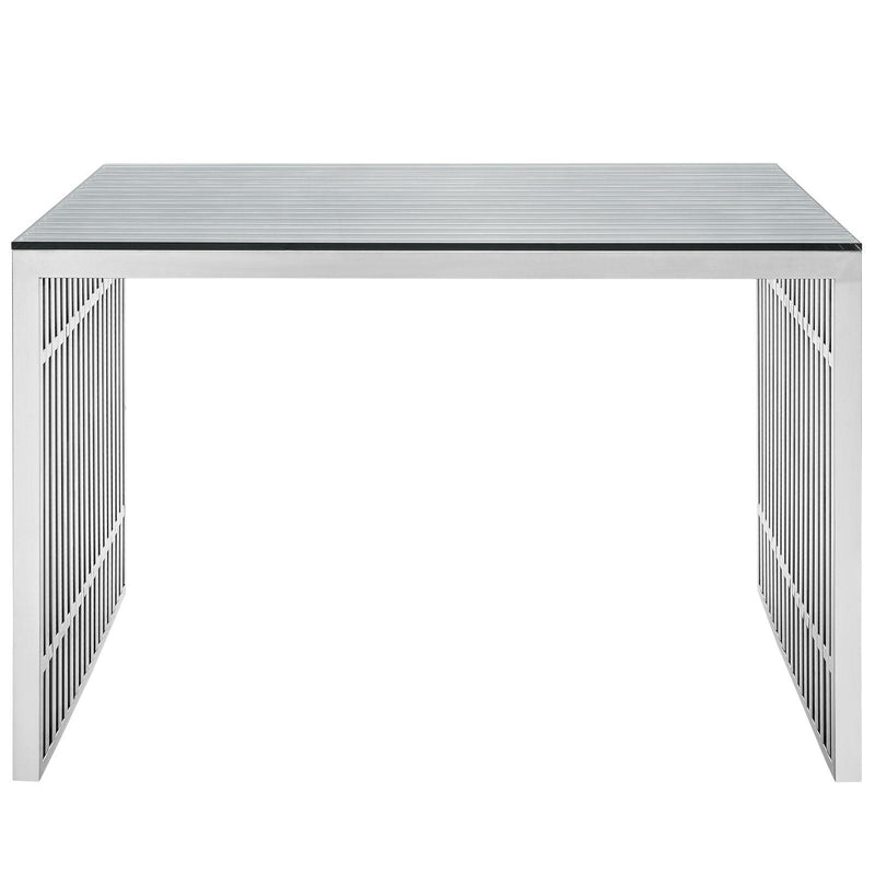 Gridiron Stainless Steel Office Desk