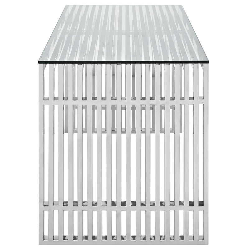 Gridiron Stainless Steel Office Desk