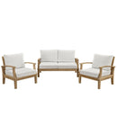 Marina 3 Piece Outdoor Patio Teak Set