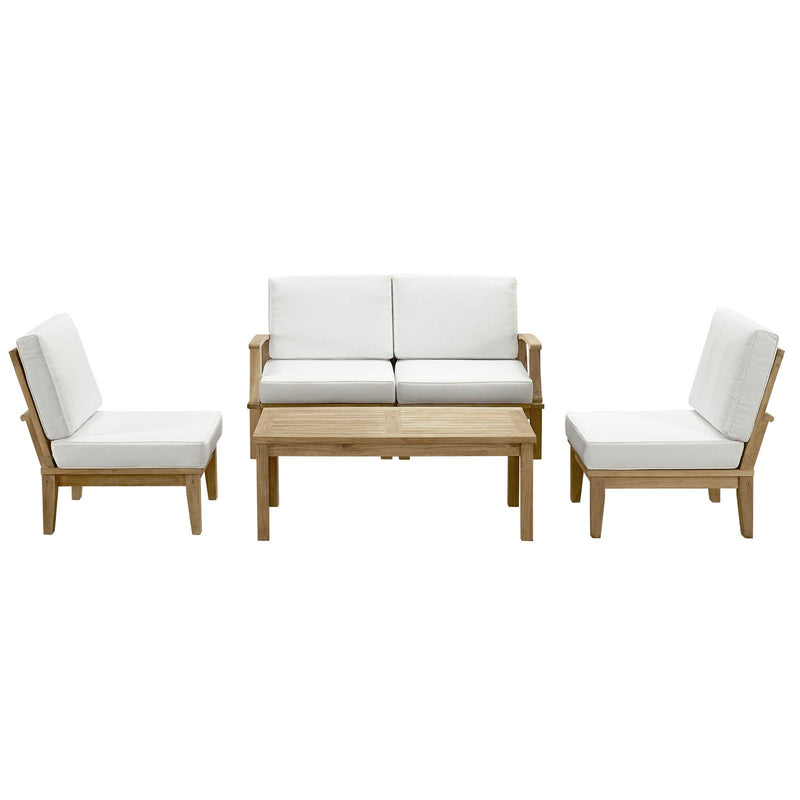 Marina 5 Piece Outdoor Patio Teak Set