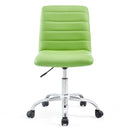 Ripple Armless Mid Back Vinyl Office Chair