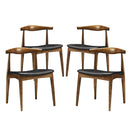 Tracy Dining Chairs Wood Set of 4