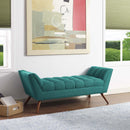 Response Medium Upholstered Fabric Bench