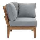 Marina Outdoor Patio Teak Corner Sofa