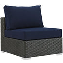 Sojourn 7 Piece Outdoor Patio Sunbrella� Sectional Set